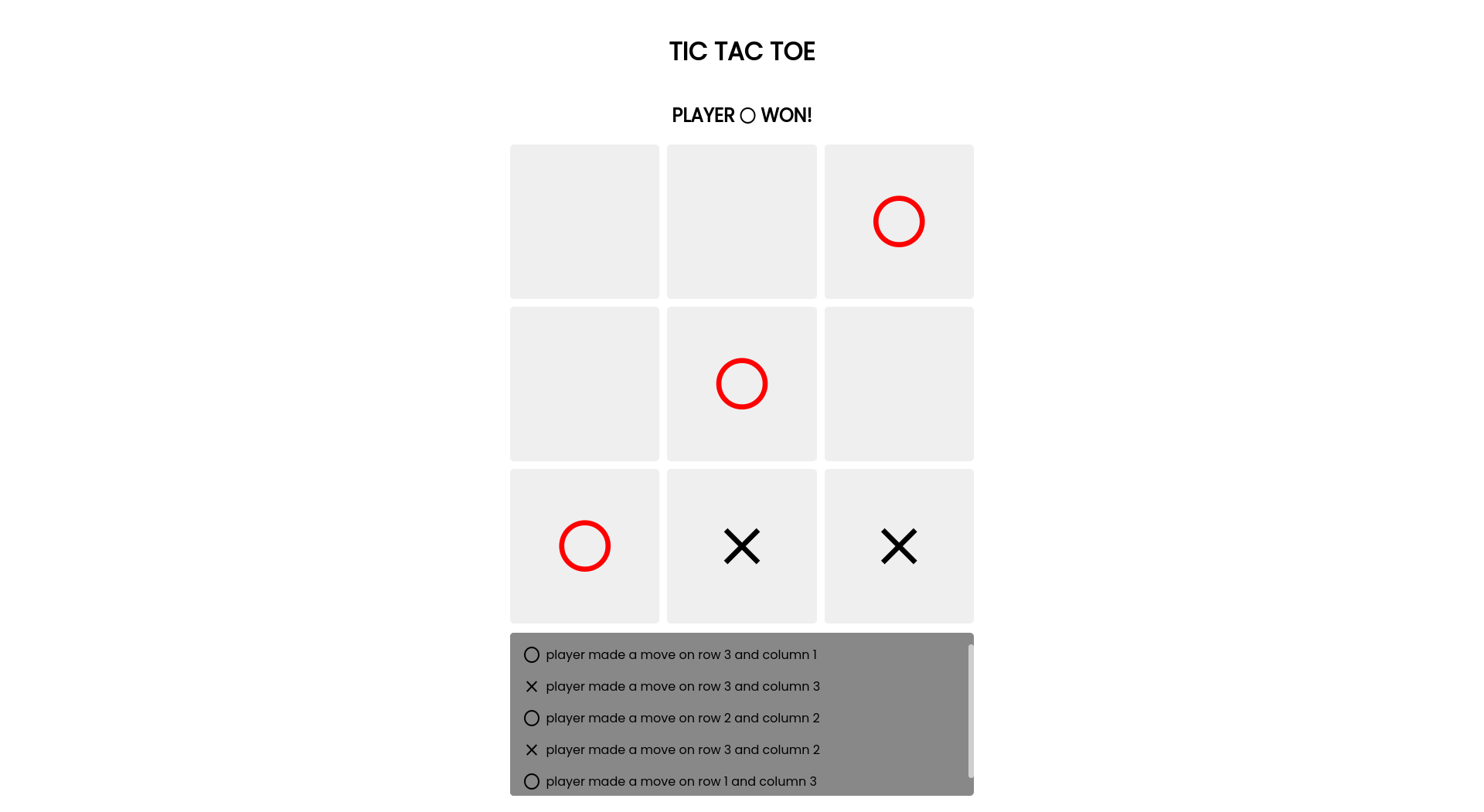 Tic Tac Toe